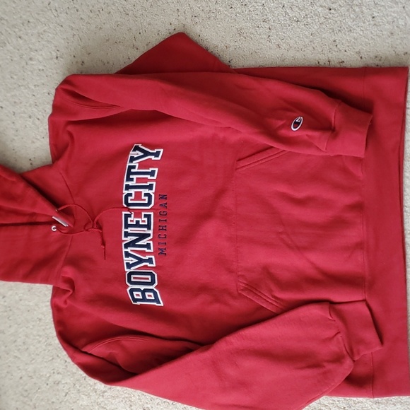 Preloved Champion Boyne City Michigan hoodie - Picture 3 of 3